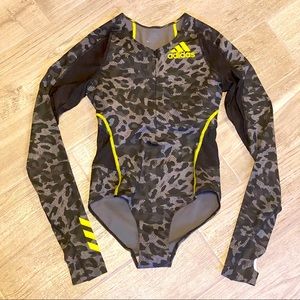 ADIDAS Running Carrera Bodysuit Grey Four